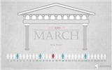Март 2012 Календарь обои #10