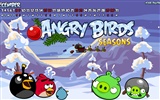 怒っている鳥2012年カレンダー壁紙