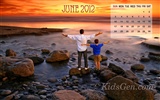 Июнь 2012 Календарь обои (2) #17