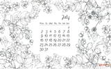 Июль 2012 Календарь обои (1) #14