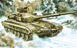 军事坦克装甲 高清绘画壁纸1