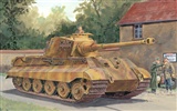 军事坦克装甲 高清绘画壁纸2