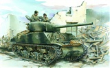 军事坦克装甲 高清绘画壁纸6