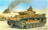 军事坦克装甲 高清绘画壁纸7