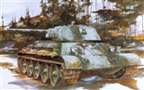 军事坦克装甲 高清绘画壁纸8