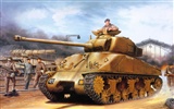 军事坦克装甲 高清绘画壁纸10