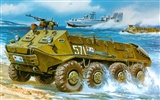 Les chars d'assaut, véhicules blindés de fonds d'écran HD de peinture #18
