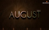 Calendario de agosto de 2012 fondos de pantalla (1) #7