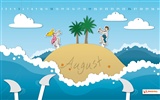 Август 2012 Календарь обои (2) #8