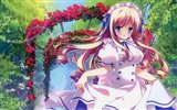 Krásné dívky anime HD Tapety na plochu (1) #4