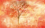 Oktober 2012 Kalender Wallpaper (2) #15