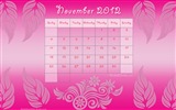November 2012 Calendar wallpaper (1) #3