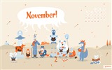 Ноябрь 2012 Календарь обои (1) #9