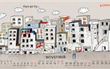 Novembre 2012 Calendar Wallpaper (1) #14