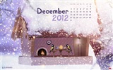 2012年12月カレンダー壁紙（1）