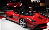 2013 페라리 LaFerrari 붉은 supercar HD 배경 화면 #2