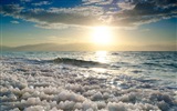 Мертвое море красивых пейзажей HD обои #5