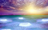 Мертвое море красивых пейзажей HD обои #17
