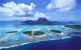푸른 바다 해안의 풍경의 HD 배경 화면 #20