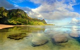 Windows 8 es el tema de fondo de pantalla: paisaje hawaiano