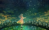 Firefly Summer beautiful anime wallpaper #3