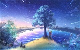 Firefly Summer beautiful anime wallpaper #14