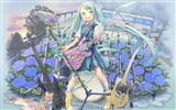 音楽ギターアニメの女の子HDの壁紙 #4