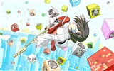 音楽ギターアニメの女の子HDの壁紙 #13
