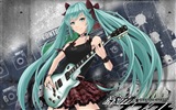 音楽ギターアニメの女の子HDの壁紙 #14