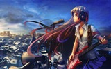 音楽ギターアニメの女の子HDの壁紙 #20