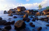 Windows 8 主题壁纸：海滩的日出日落美景3