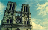 巴黎圣母院 高清风景壁纸2