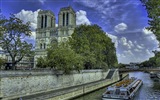 巴黎圣母院 高清風景壁紙 #10