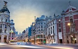 Capital española de Madrid, ciudad paisaje fondos de pantalla de alta definición