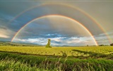 Beautiful rainbow scenery HD wallpapers