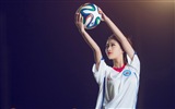 32 월드컵 유니폼, 축구 아기 아름다운 여자의 HD 배경 화면 #14