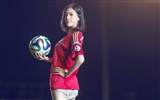 32 World Cup dresy, fotbalové dítě krásné dívky HD Tapety na plochu #26