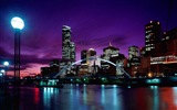 澳大利亚 墨尔本 城市风景 高清壁纸