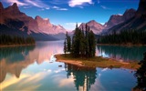 Sunshine lagos forestales belleza de la naturaleza HD papel tapiz #15