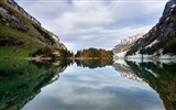 Спокойное озеро с отражением воды, 8 HD обои для Windows #11