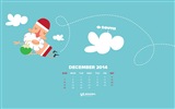 Декабрь 2014 Календарь обои (2) #15