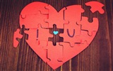 Le thème de l'amour, créatives fonds d'écran HD en forme de coeur #6