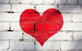 Тема любви, творческих HD обои форме сердца #12