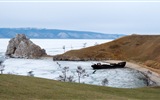 Озеро Байкал в России, декорации HD обои #19