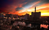 Красивая ночь в HD обои Лас-Вегасе #5