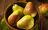 Succulent fruits, poires close-up fonds d'écran HD #5