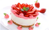 美味可口的草莓蛋糕 高清壁纸14