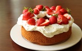美味可口的草莓蛋糕 高清壁纸15