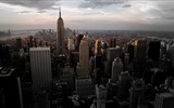 뉴욕의 엠파이어 스테이트 빌딩, 도시의 밤 HD 배경 화면 #8