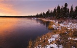Neige d'hiver fonds d'écran HD magnifique de paysages #7